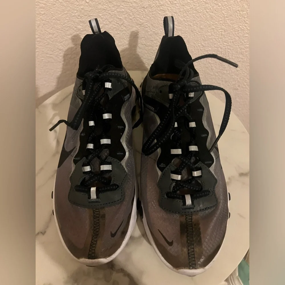 Nike React Element 87 Anthracite Black - Picture 3 of 8